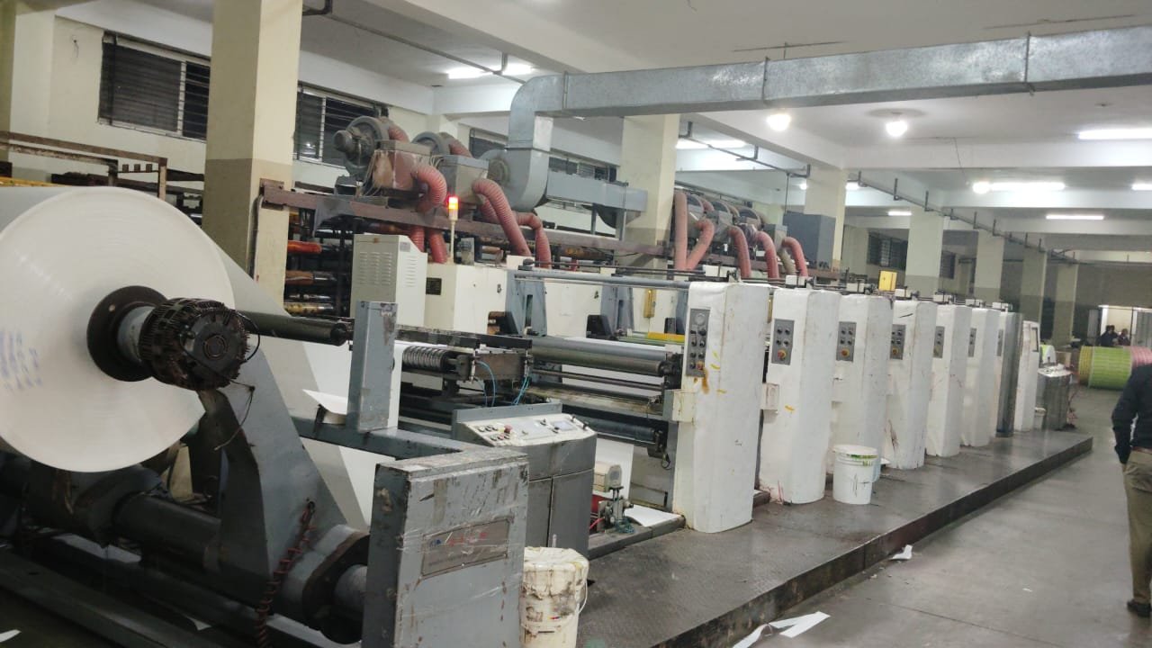 Paper printing and slitting machines